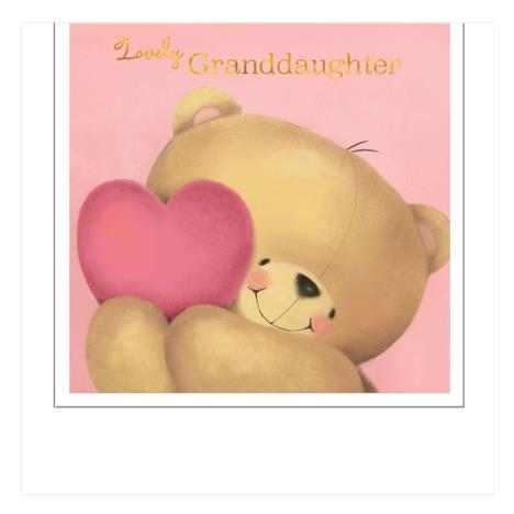 Lovely Granddaughter Forever Friends Valentine's Day Card